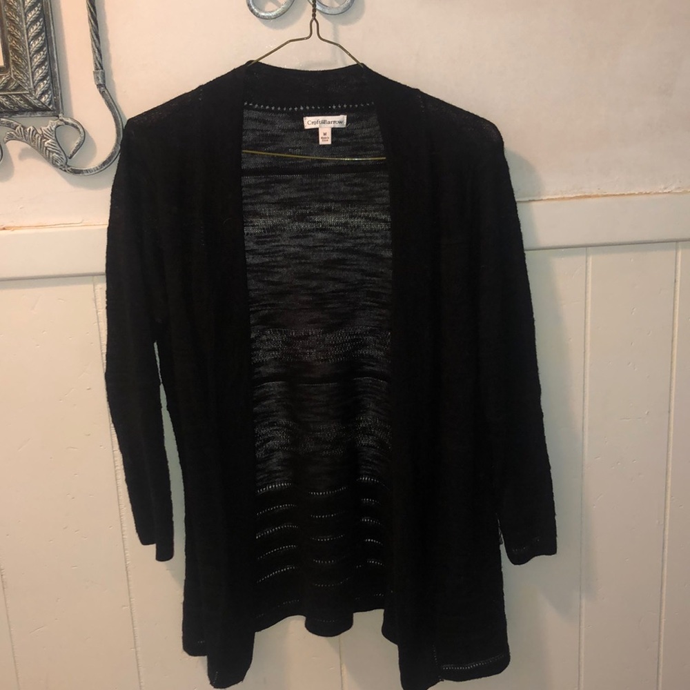 Black cardigan